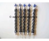 STAR SPIRAL WOODEN HEALING WAND