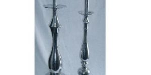 Polish Tall Aluminium Lamp