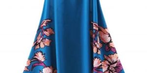 Ladies Printed One Piece Dress