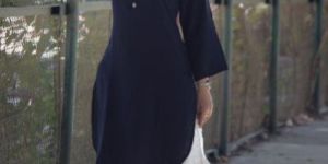 KJ VOL-1 Rayon Cotton Kurtis