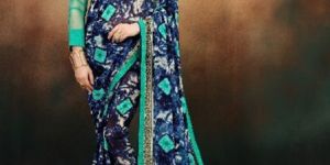 Rubyza-9 Georegette Sarees