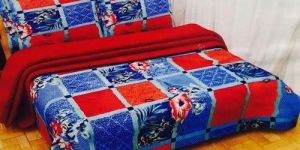 Floral Design Double Bed Sheet