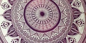 TOWEL MEDITATION YOGA MAT ETHNIC DECO