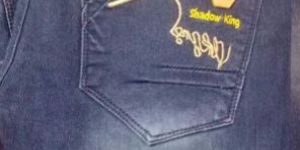 Mens over Dyed Denim Jeans