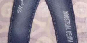 Mens Printed Denim Jeans