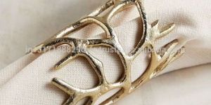 Golden Coral Napkin Ring