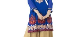 Kouture BLUE Cotton Straight Kurti