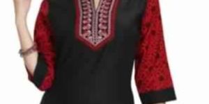 Ladies Rayon Cotton Casual Short Kurta