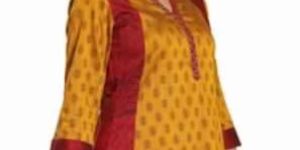 Ladies Silk Short Tunic Top