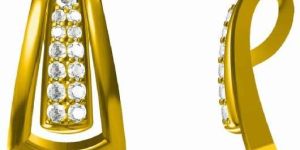 3D CAD Model Marquise Journey Pendant