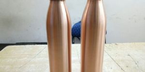 Plain Copper Water Bottle