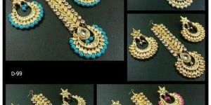 Chand Bali with Diamond Stone Tika