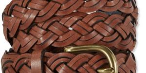 Woven Leather Belt