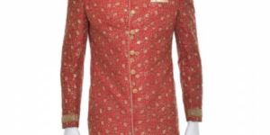 Sherwani Jacquard Ethnic Wear Regular Fit