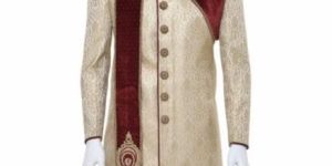 Sherwani Jacquard Ethnic Wear Regular Fit Designer