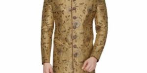 Sherwani Polyester Ethnic Wear Regular Fit