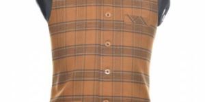 Waist Coat Tweed Party Wear Regular Fit