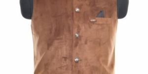 Waist Coat Velvet Party Wear Regular Fit