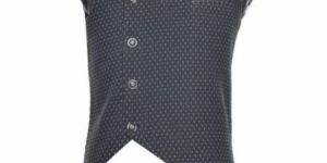 Waist Coat Viscose Party Wear Regular Fit