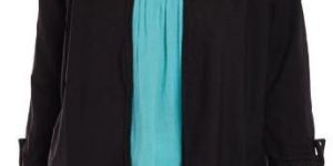 Shrug Plain Sleeve Fold