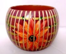 Wooden Painting Carved Bangles