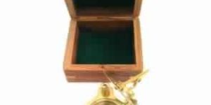 Sundial Compass with Sheesham Wooden Box