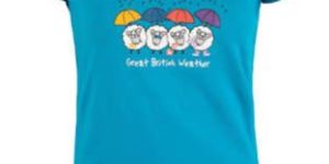 Ladies Sky Blue T-Shirt
