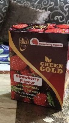 Green Gold Strawberry Flavoured Natural Leaf Rolls