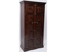 Unique Animal Carved Theme Base Almirah