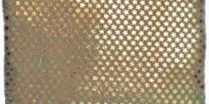 Foiled Faux Suede Coin Purse