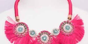 FRINGES STATEMENT NECKLACE