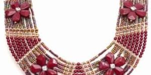 SEED BEADS STATEMENT NECKLACE