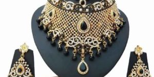 Silver Plated Jewelry Necklace Set