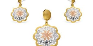 Italian Gold Pendant Set