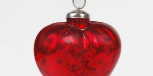 Christmas Glass Hanging Ornament