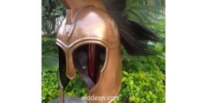 Roman Troy Trojan Copper Helmet