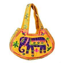 Rajasthani Tote Bag Elephant Mirror Bag