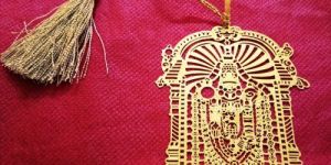 Temple Design Metal Bookmark