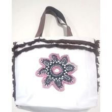 Traditional Flower Design Shoulder Bag