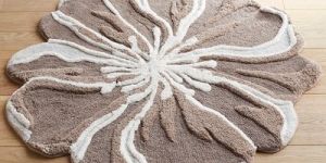 Floral Shaped Bath Mat