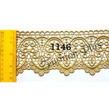 Flower Gold Zari Lace