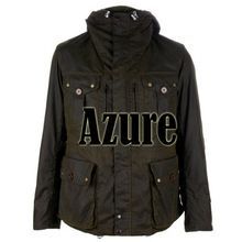 Waterproof Waxed Oilskin Moto Jacket