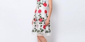 Embroidered Western Dress