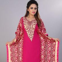 Silk Embroidery Kaftan