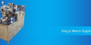 Single Worm Duplex Vacuum Plodder