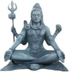 Fiber Shiva Statue