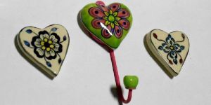 White Ceramic Coat Hook