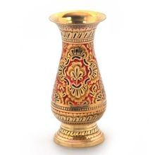BRASS COLOR FLOWER VASE
