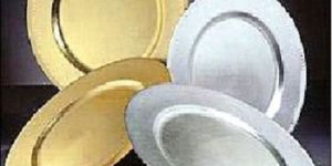 TRAY ROUND SHAPE IN GOLD