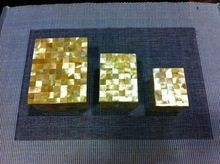 GOLDEN MARBLE MOP JEWELRY BOX